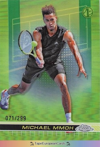 /299 Michael Mmoh 2024 Topps Chrome Tennis #26 Tennis