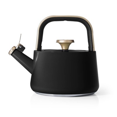 1.8L Ceramic Non-Stick Stovetop Tea Kettle Black Sesame by Drew Barrymore