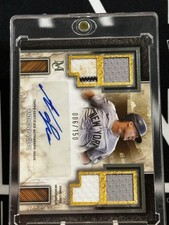 2025 Topps Museum Collection Anthony Volpe Game‑Used Quad Patch Auto /150 Yankee