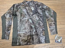 Scent Lok  Men’s XLarge Base Layer Real Tree Camo Long Sleeve Outdoor Hunting 