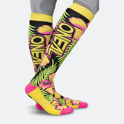 O'neal Pro MX Socken Island pink/grün/gelb Einheitsgröße 2026 Oneal