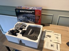 Nintendo 64 N64 PAL Video Game Console Boxed With Inserts 