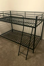 Mainstays Small Spaces Twin-over-Twin Low Profile Junior Bunk Bed