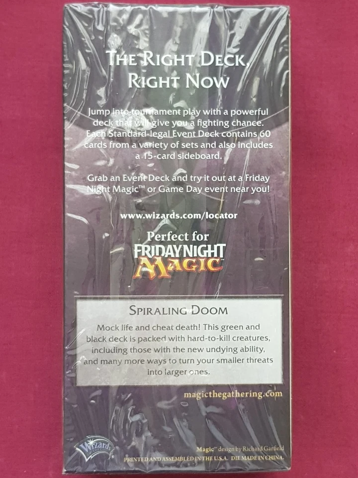 Magic The Gathering DARK ASCENSION SPIRALING DOOM EVENT DECK New Sealed MTG - Image 3 of 4