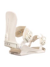 Arbor Women's Utility Snowboard Bindings Used Size Small Off White AZ112