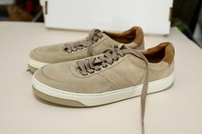 NEW Peter Millar Vantage Suede Sneakers Casual Shoes Beige US Size 9M