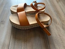 Cat and Jack Girls' Sandals Size 2 Opened Toe Adjustable Strap