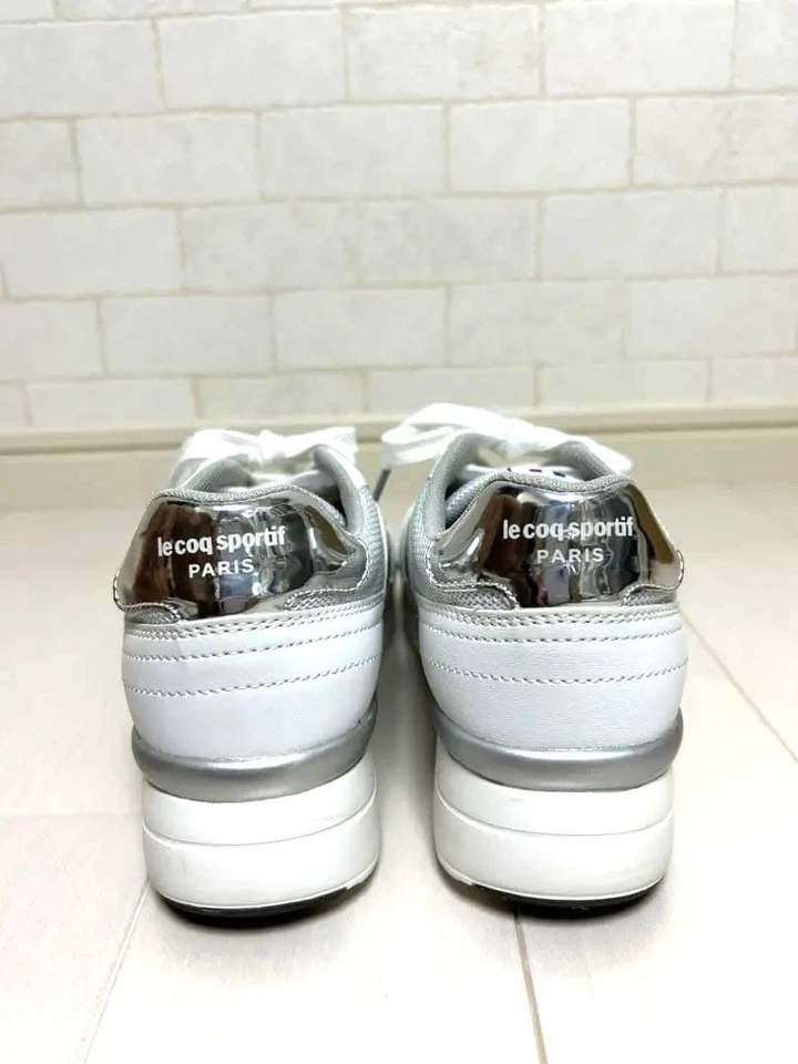 Zapatillas Mujer Le Coq Sportif Blancas 25cm Usadas Envío Gratis Foto 3 de 4