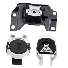 Engine Motor and Transmission Mount Kit Compatible with 2012-2018 Focus L4 