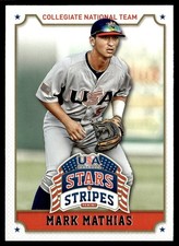2015 Panini USA Stars & Stripes Mark Mathias USA #70