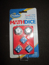 New Sealed Math Dice Game ThinkFun Fast Fun Game of Mental Health