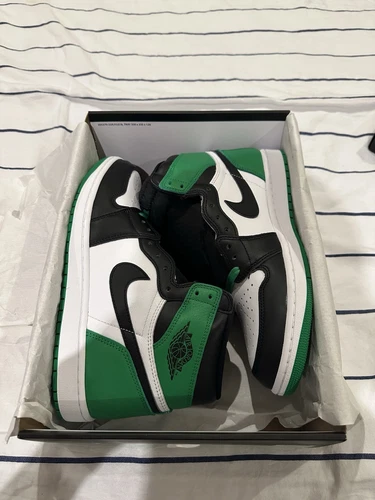 Nike Jordan 1 Retro OG High Lucky Green scarpe da ginnastica sneaker DZ5485 031 UK9 5 nuove con scatola