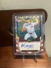 2025 Panini USA Baseball Stars & Stripes Ethan McElvain Auto 33/75