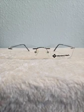 Members Mark MM 2001-020 Titanium Rimless Eyeglasses  53-19-140 Silver