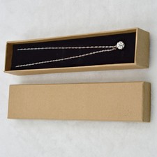 5 Pcs Earrings Gift Boxes High-end Vintage Kraft Paper Packing Boxes Thicken