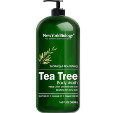 Tea Tree Body Wash - 16 OZ - Helps Jock Itch & Itchy Skin Nail Fungus Athletes 0.96 per gallon