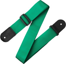 Leathers 2" Polypropylene Guitar Strap with Genuine Leather Ends and Tri-Glide A