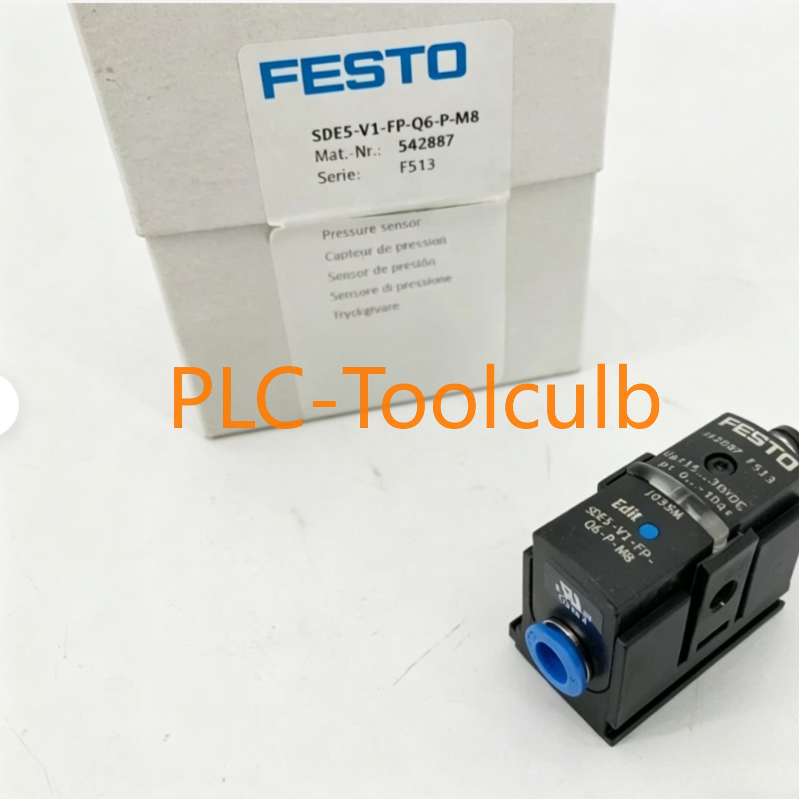 1PCS NEW in Box FESTO SDE5-V1-FP-Q6-P-M8 Pressure Sensor 542887 Freight Free