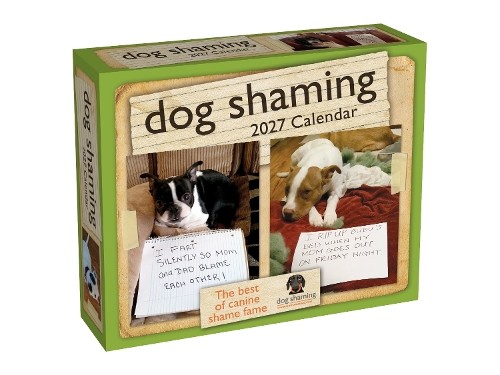 Dog Shaming 2027 Daytoday Calendar - Image 4
