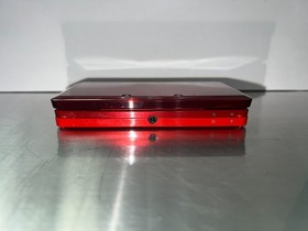 Nintendo 3DS Console Metallic Red w/ Game, Car + Base Chargers, and Accessories
