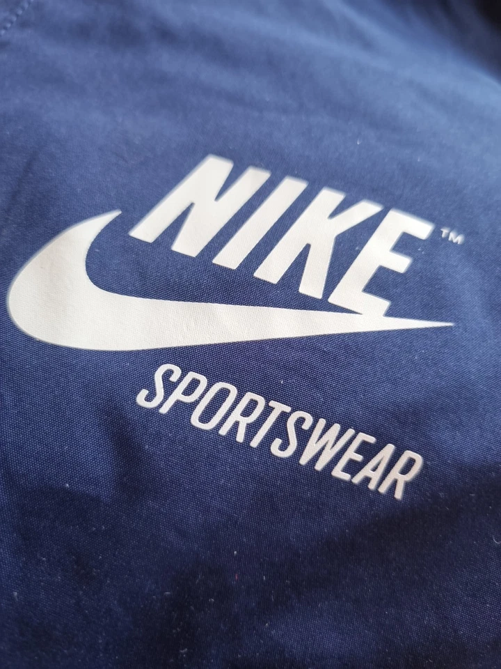 Nike Sportswear Herren Windbreaker Jacke M Blau/Rot/Weiß Kapuze 941877-429 - Bild 4 von 4