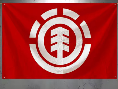 ELEMENT Flag 3x5 Ft ELEMENT Banner ELEMENT Tapestry Skateboarding Skateboard
