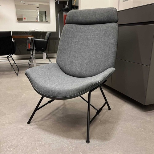 Wittmann Sessel Melange Bezug Tekla Slate Keder Nappa Basalt Rückenschale - Bild 1 von 6