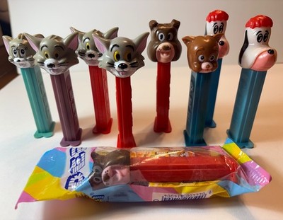 Tom & Jerry Pez Dispensers, with Spike, Tyke & Droopy Dog