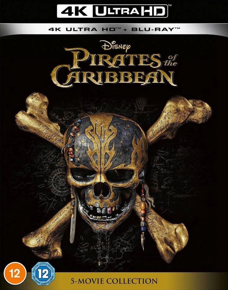 Pirates of the Caribbean: 5-Movie Collection 4K Ultra HD + Blu-ray