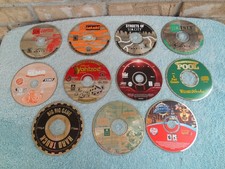 LOT OF 11 ASSORTED PC CD ROM COMPUTER GAMES. SIMS. NO CASES OR PAPERWORK 