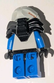 Lego UFO Zotaxian Alien Blue Officer Commander X Minifigure sp042 Minifig 6900