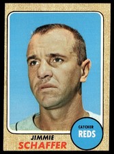 1968 Topps Jimmie Schaffer - Cincinnati Reds #463