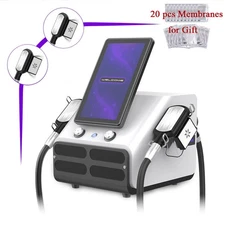 2 Handles Cooling Threapy System Vacuum Cold Freezing Body Belly Beauty Machine