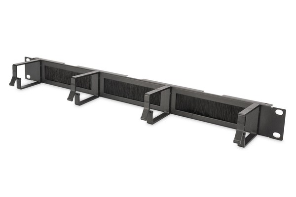 Digitus Kabelrangierpanel Mit BüRstenleisten 1HE 4X Aluminium KabelfüHrungsbüGel-image