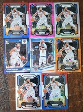 NBA Jalen Brunson Prizm Color Parallel 8 Card Lot Collection - New York Knicks