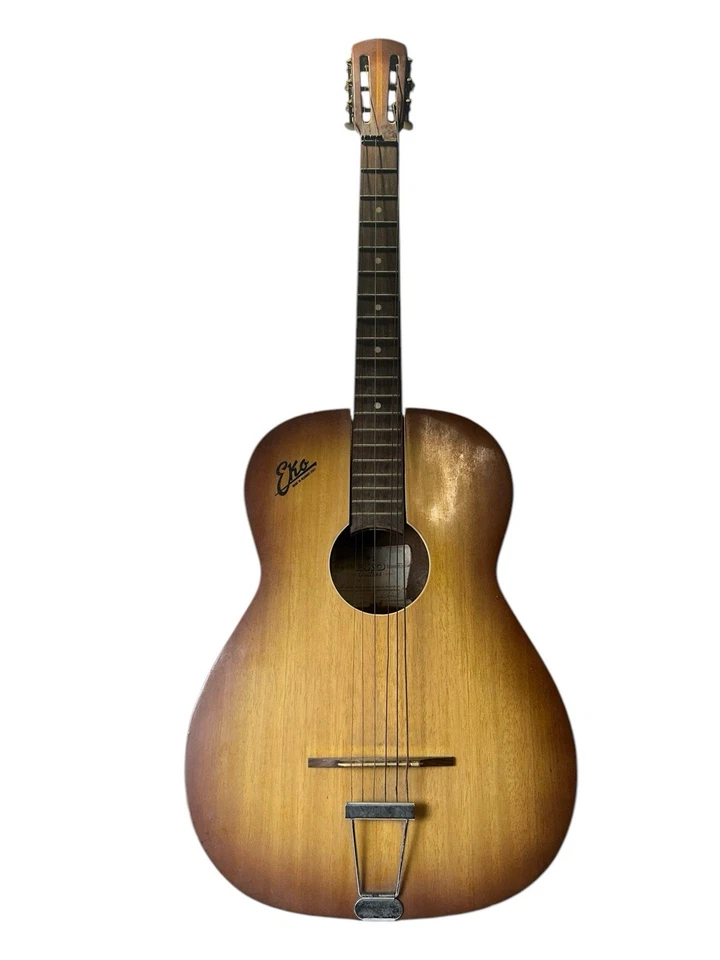 AS IS~EKO PROJECT ACOUSTIC GUITAR~Made In Italy~Needs Work - Image 2 of 4