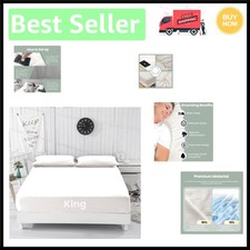 King Size Grounding Fitted Sheet - 90 Organic Cotton  Silver Fiber for Bett...