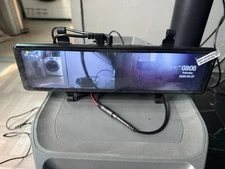 Dual 1080p Mirror Dash Cam W/ 4.5 “ Rear View-super Night Vision