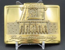 1990 JOHN DEERE Belt Buckle 9960 Cotton Picker Des Moines Works Limited 