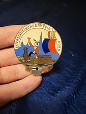 Ww2 German Large Enamal Bonn 1939 Badge