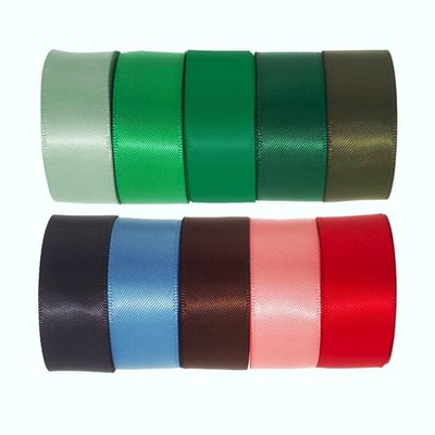 1-1/2 Inch Double Faced Satin Ribbon Set, 50 Yards Pack, Into The Forest-10 C...