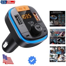 Bluetooth FM Transmitter for Car - Bluetooth 5.0 Adapter PD20W QC3.0 Cigarett...