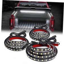 Truck Bed Light Strip 3PCS 60" 270 LEDs White Lighting Waterproof 3PCS White
