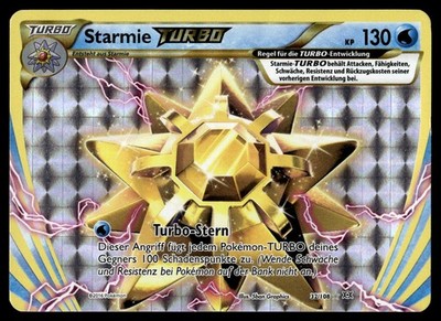 Starmie Turbo 32/108 BREAK Rare Evolutions NM Pokemon Karte Deutsch