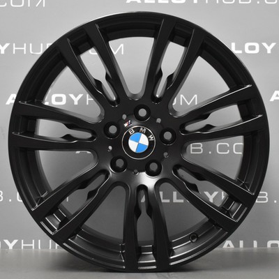 GENUINE BMW 3/4 SERIES 19" INCH SATIN BLACK 403M SPORT ALLOY WHEELS X4 ...