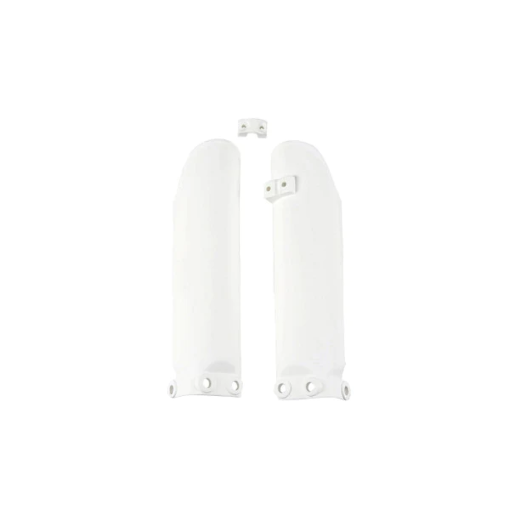 UFO Fork Guards White KTM SX65 02-22
