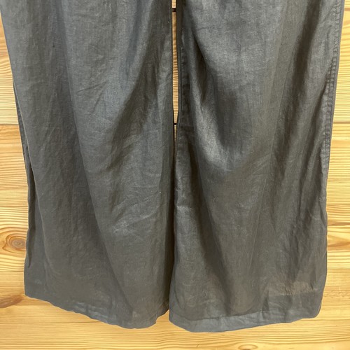 Sugarlips Linen Pants Womens Small Black Pleated Extreme Wide Leg Lagenlook B128 - Picture 11 of 17