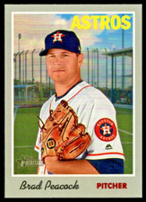 2019 Topps Heritage #32 Brad Peacock Houston Astros