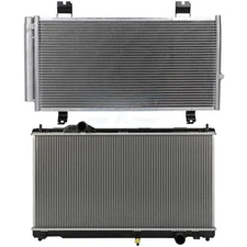 For 2006-15 Lexus IS250 IS350 V6 2-Door Aluminum Radiator&Condenser Cooling Kit