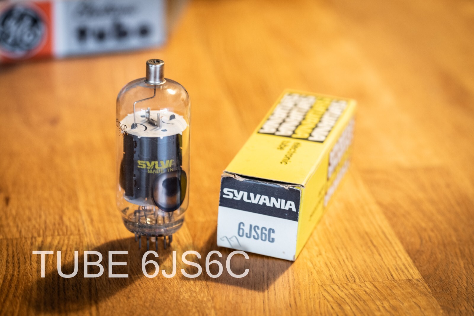 Tube électronique 6JS6C Sylvania pour radio vintage et amplificateur audio